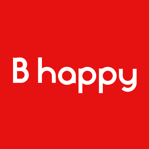 B happyロゴ